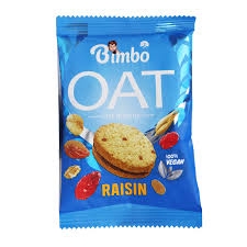 بيمبو بسكوت بالزبيب بدون سكر