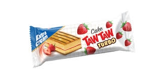 كيكة تاوتاو فانيليا بالفراولة